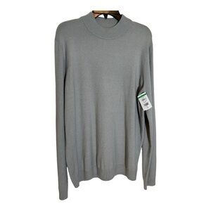 Open Edit light gray crewneck sweater (I1)